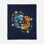 Ying Yang Koi-None-Fleece-Blanket-Vallina84