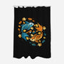 Ying Yang Koi-None-Polyester-Shower Curtain-Vallina84