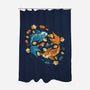 Ying Yang Koi-None-Polyester-Shower Curtain-Vallina84