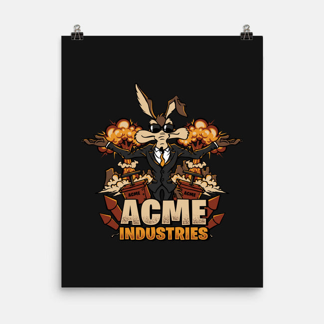 ACME INDUSTRIES-None-Matte-Poster-bykai