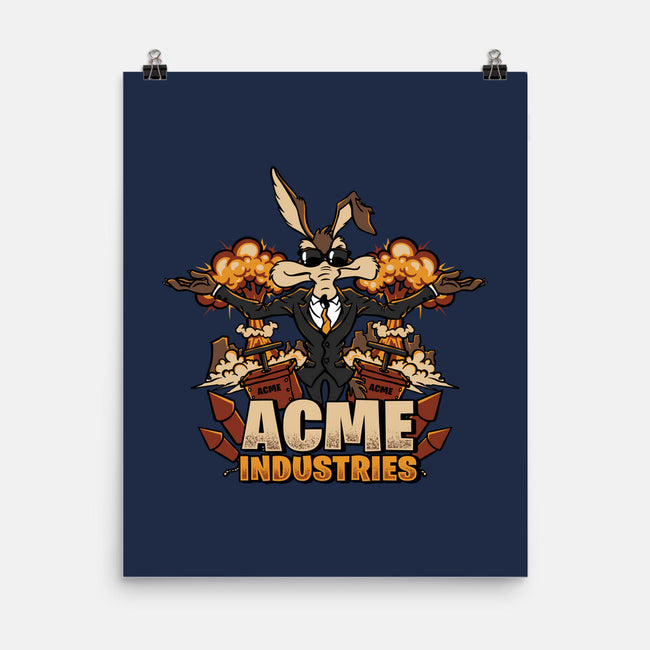 ACME INDUSTRIES-None-Matte-Poster-bykai