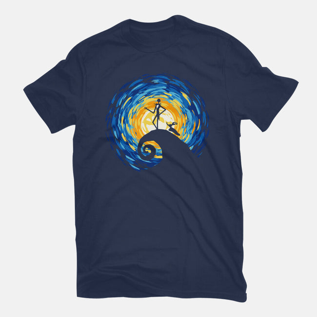 Jacks Starry Nightmare-Mens-Basic-Tee-rocketman_art