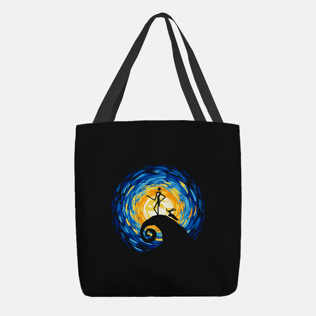 Jacks Starry Nightmare-None-Basic Tote-Bag-rocketman_art