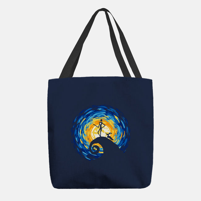Jacks Starry Nightmare-None-Basic Tote-Bag-rocketman_art