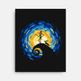 Jacks Starry Nightmare-None-Stretched-Canvas-rocketman_art