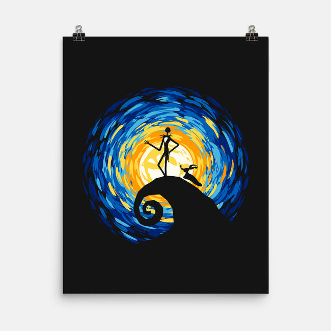 Jacks Starry Nightmare-None-Matte-Poster-rocketman_art