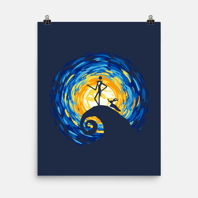 Jacks Starry Nightmare-None-Matte-Poster-rocketman_art