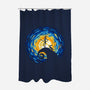 Jacks Starry Nightmare-None-Polyester-Shower Curtain-rocketman_art