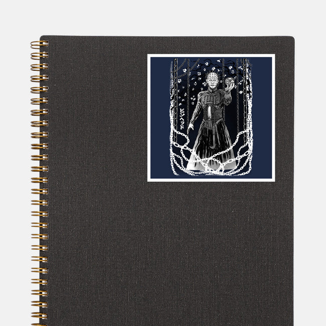 Hell Priest Sumi-E-None-Glossy-Sticker-Astrobot Invention