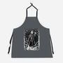 Hell Priest Sumi-E-Unisex-Kitchen-Apron-Astrobot Invention