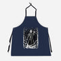 Hell Priest Sumi-E-Unisex-Kitchen-Apron-Astrobot Invention