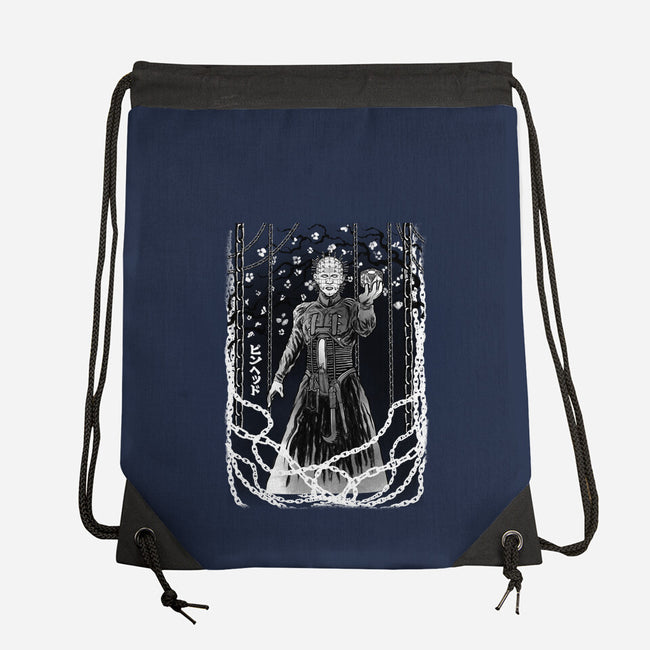 Hell Priest Sumi-E-None-Drawstring-Bag-Astrobot Invention