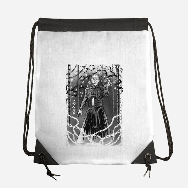 Hell Priest Sumi-E-None-Drawstring-Bag-Astrobot Invention