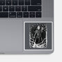 Hell Priest Sumi-E-None-Glossy-Sticker-Astrobot Invention