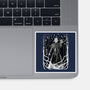 Hell Priest Sumi-E-None-Glossy-Sticker-Astrobot Invention