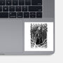 Hell Priest Sumi-E-None-Glossy-Sticker-Astrobot Invention