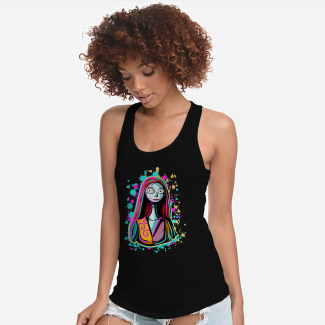 Neon Sally-Womens-Racerback-Tank-nickzzarto