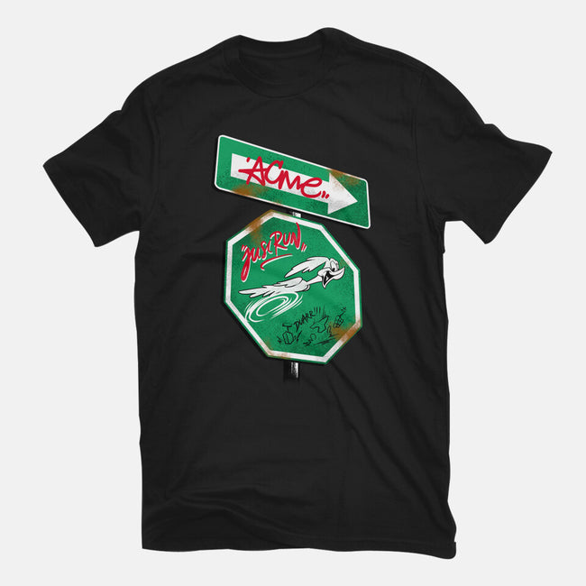 The Runner Sign-Mens-Basic-Tee-spoilerinc