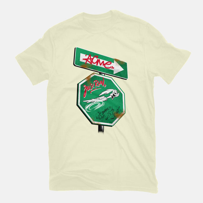 The Runner Sign-Mens-Basic-Tee-spoilerinc