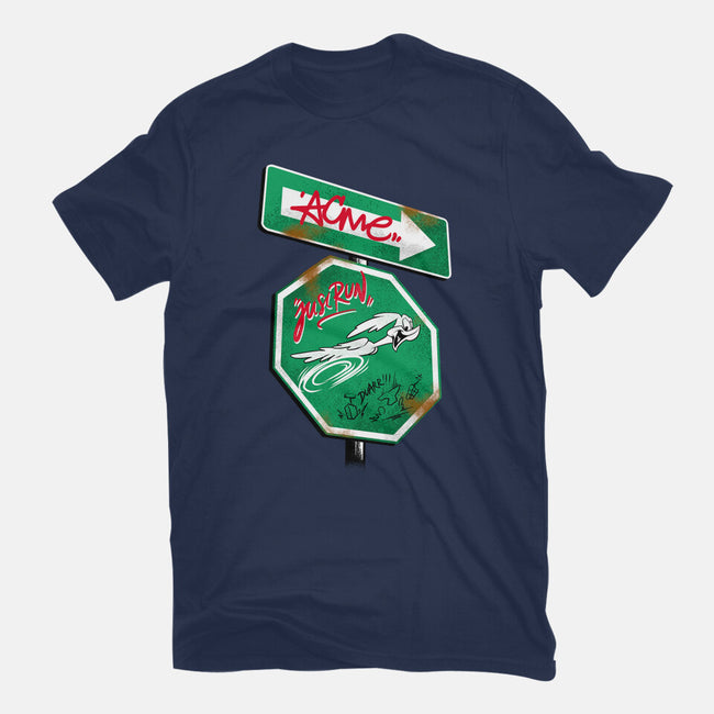 The Runner Sign-Mens-Basic-Tee-spoilerinc