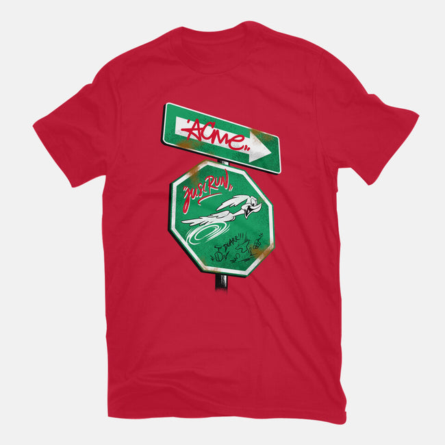 The Runner Sign-Mens-Basic-Tee-spoilerinc