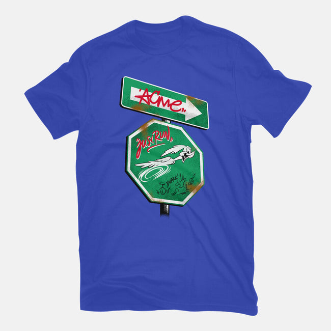 The Runner Sign-Mens-Basic-Tee-spoilerinc