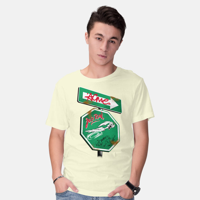 The Runner Sign-Mens-Basic-Tee-spoilerinc
