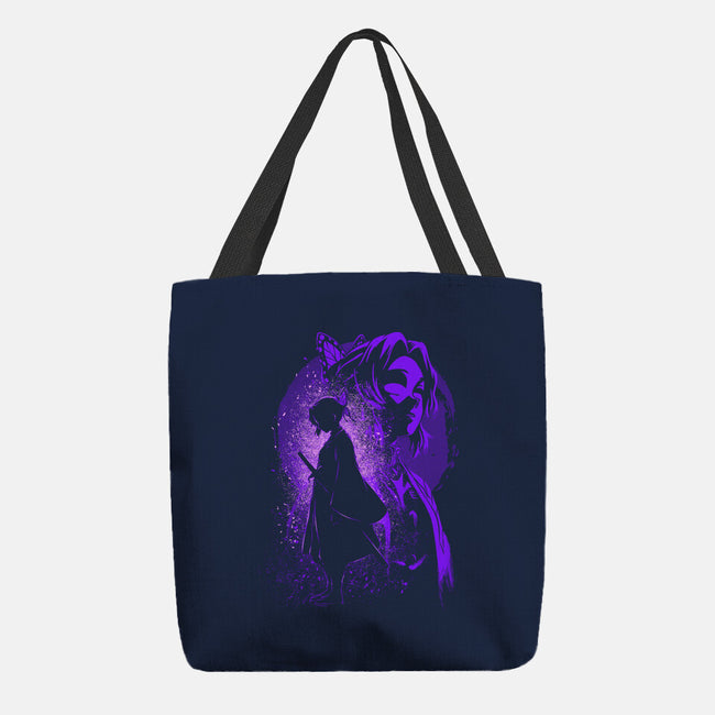 Shinobu Silhouette-None-Basic Tote-Bag-Badbone Collections