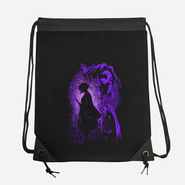 Shinobu Silhouette-None-Drawstring-Bag-Badbone Collections