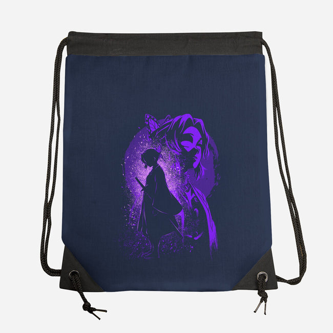 Shinobu Silhouette-None-Drawstring-Bag-Badbone Collections