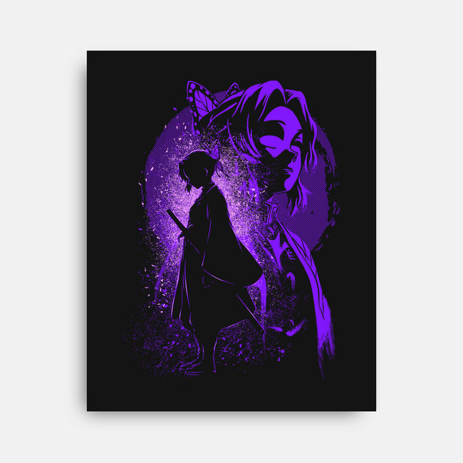Shinobu Silhouette-None-Stretched-Canvas-Badbone Collections