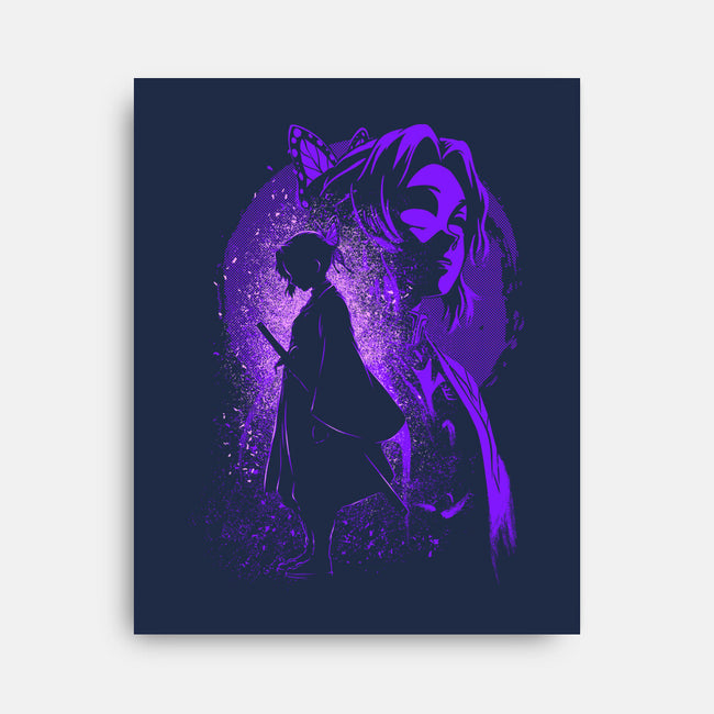 Shinobu Silhouette-None-Stretched-Canvas-Badbone Collections