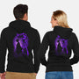 Shinobu Silhouette-Unisex-Zip-Up-Sweatshirt-Badbone Collections
