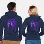 Shinobu Silhouette-Unisex-Zip-Up-Sweatshirt-Badbone Collections