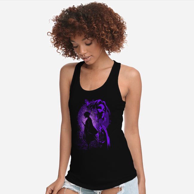 Shinobu Silhouette-Womens-Racerback-Tank-Badbone Collections