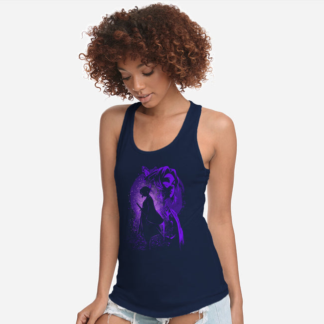 Shinobu Silhouette-Womens-Racerback-Tank-Badbone Collections