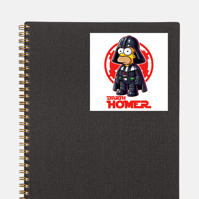 Darth Homer-None-Glossy-Sticker-Skullmate