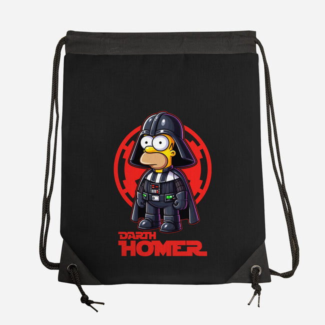 Darth Homer-None-Drawstring-Bag-Skullmate