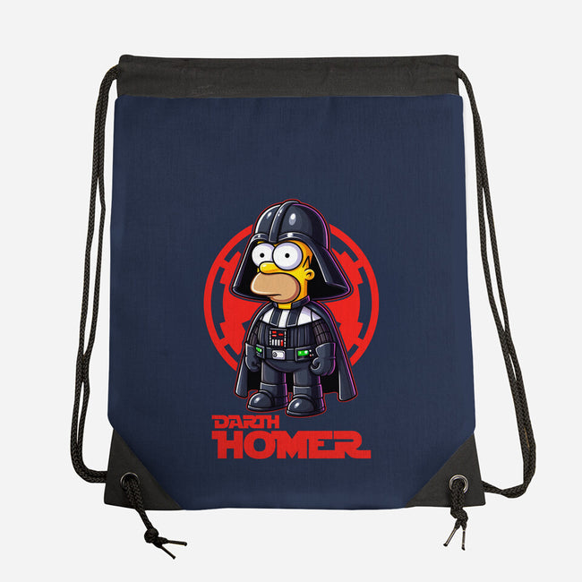 Darth Homer-None-Drawstring-Bag-Skullmate