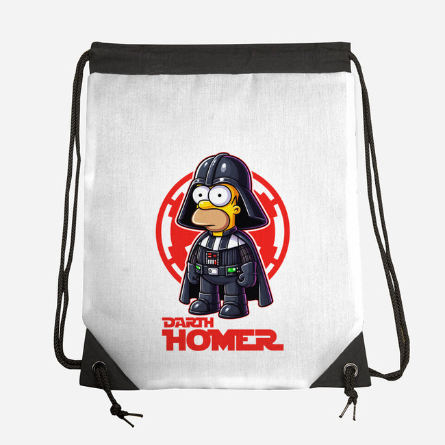 Darth Homer-None-Drawstring-Bag-Skullmate