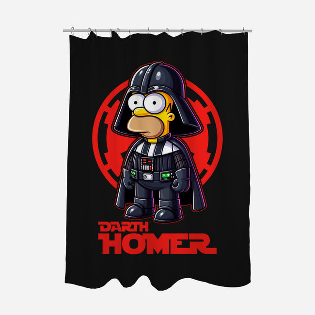 Darth Homer-None-Polyester-Shower Curtain-Skullmate