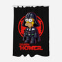 Darth Homer-None-Polyester-Shower Curtain-Skullmate