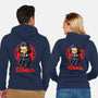 Darth Homer-Unisex-Zip-Up-Sweatshirt-Skullmate