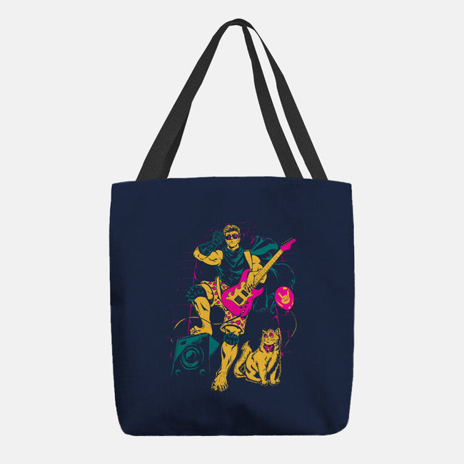 Carl Rock N Roll-None-Basic Tote-Bag-TeeTwist