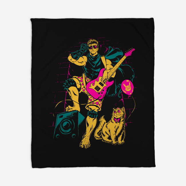 Carl Rock N Roll-None-Fleece-Blanket-TeeTwist