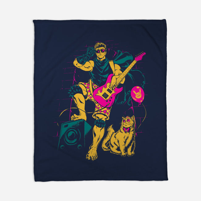 Carl Rock N Roll-None-Fleece-Blanket-TeeTwist