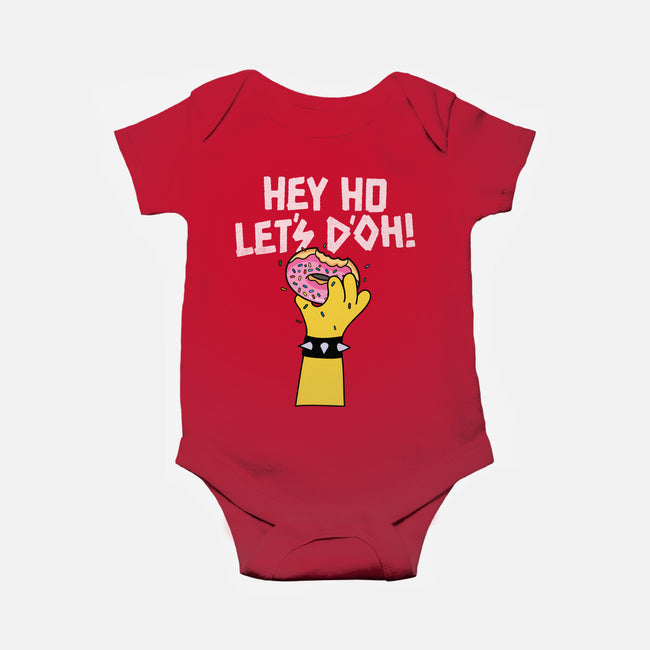 Hey Ho Let's D'Oh-Baby-Basic-Onesie-OPIPPI