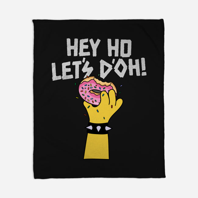 Hey Ho Let's D'Oh-None-Fleece-Blanket-OPIPPI