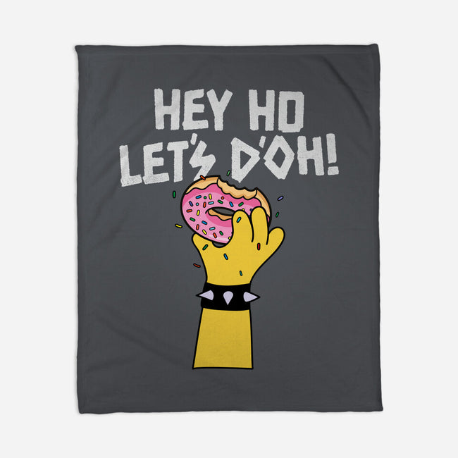 Hey Ho Let's D'Oh-None-Fleece-Blanket-OPIPPI