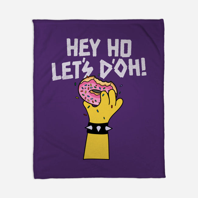Hey Ho Let's D'Oh-None-Fleece-Blanket-OPIPPI